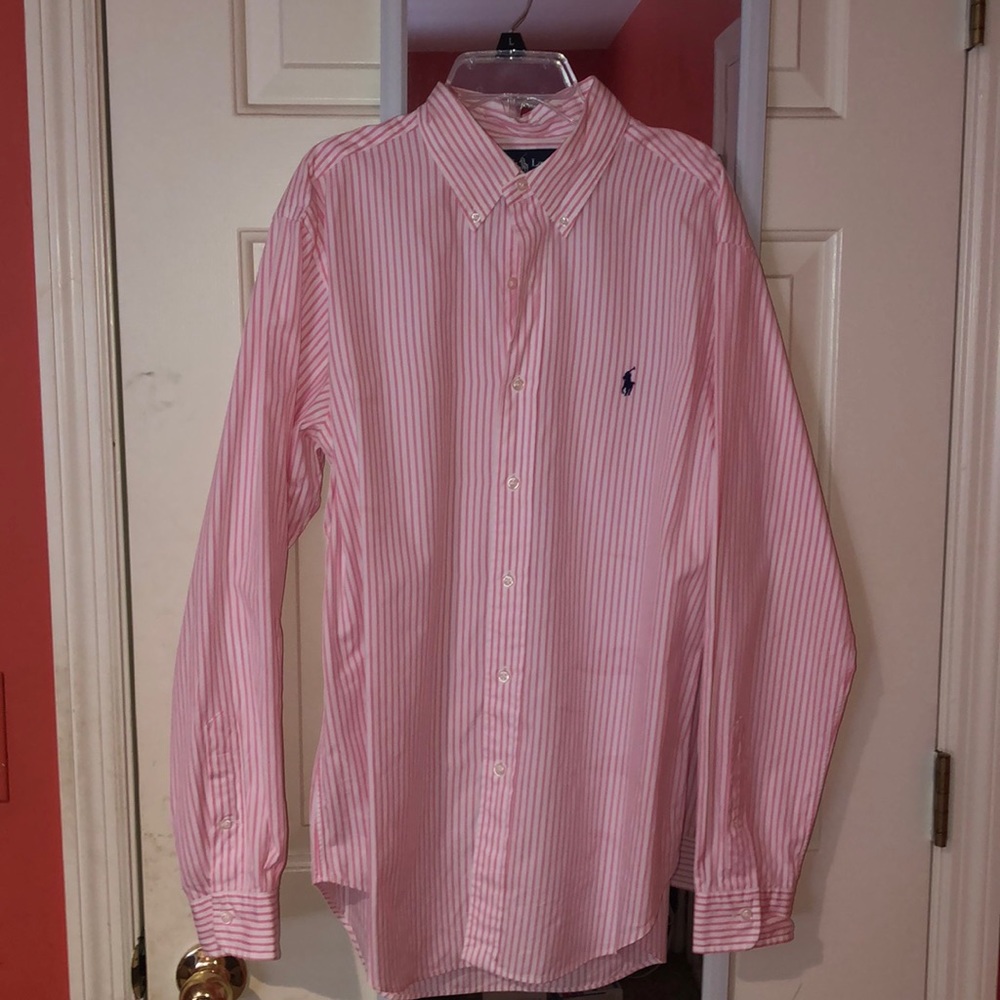 Polo Ralph Lauren button down stripe dress shirt